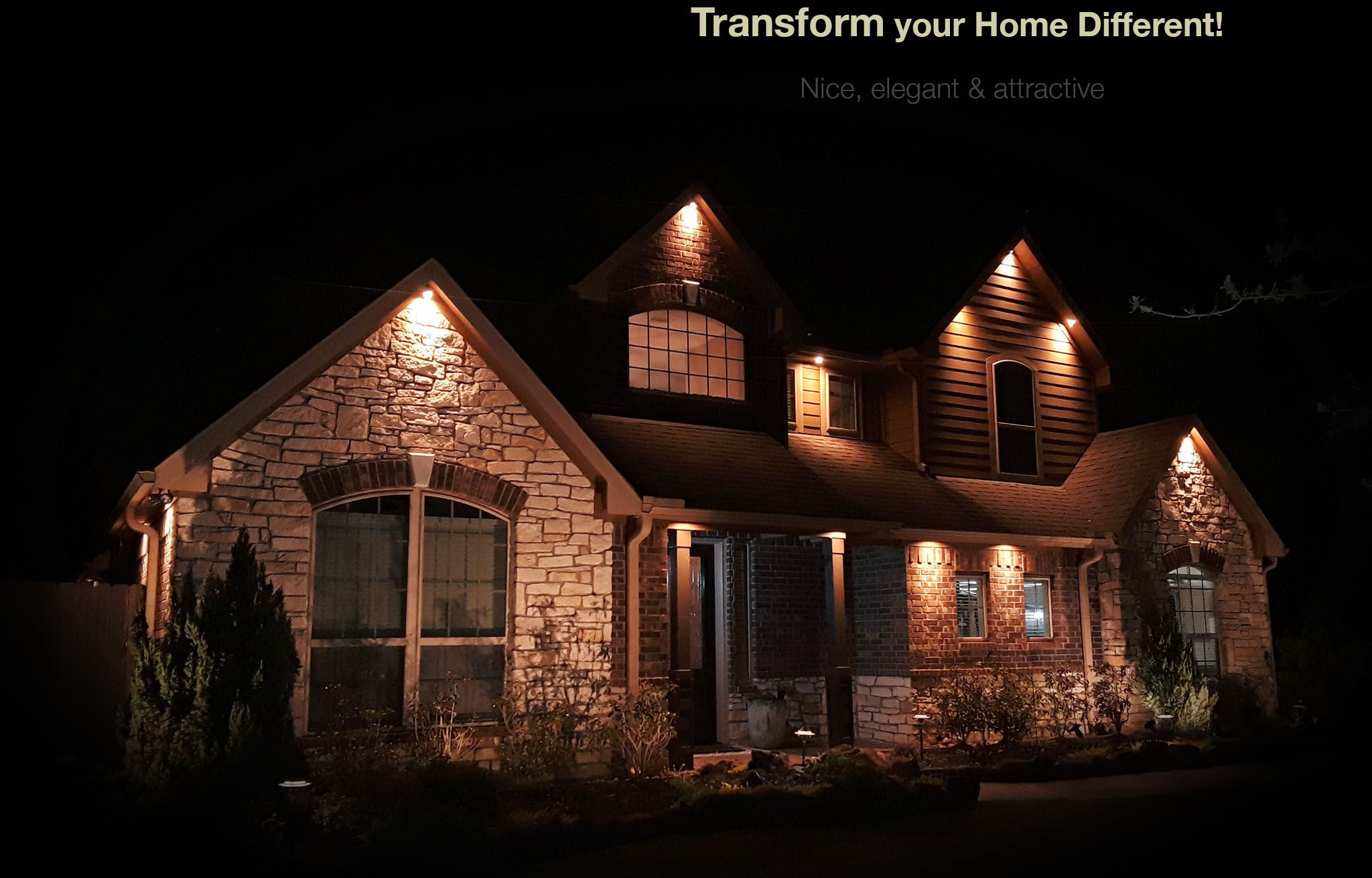 Outdoor lighting for homes