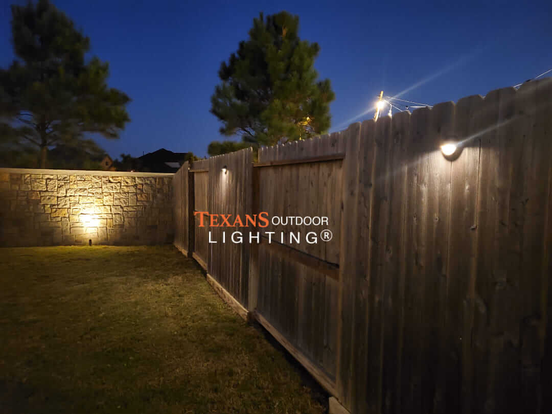 Lights Installation in fences
